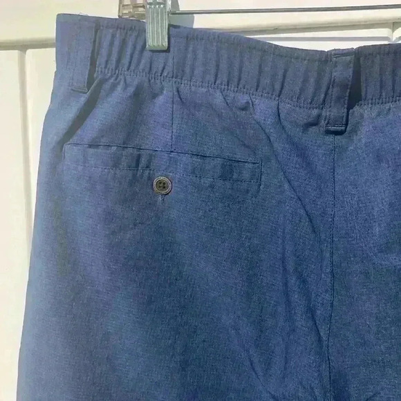 Under Armour Men HeatGear 11” Inseam Match Play Golf Shorts Navy Blue Size 38R - Picture 6 of 9